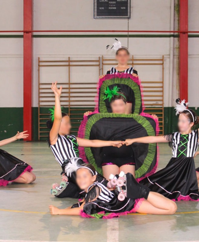 Can can. Grupo de patinaje artistico Calatorao .