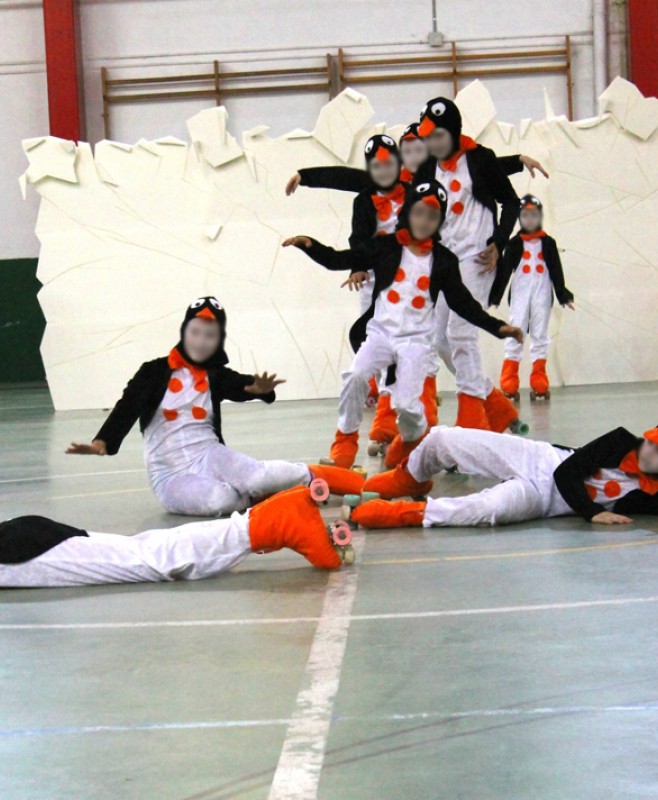Grupo de patinaje Calatorao.