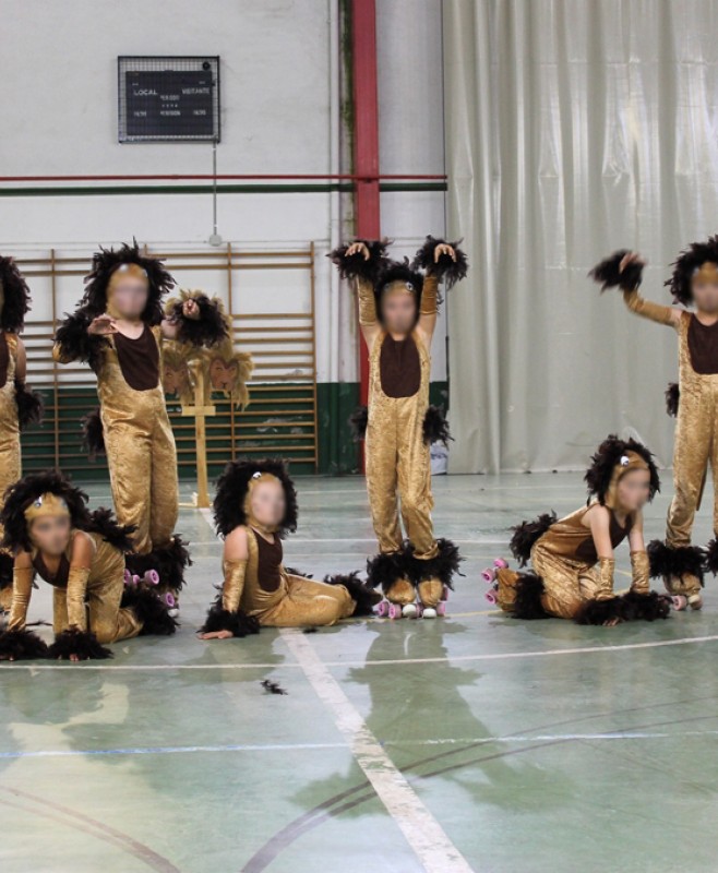 Grupo de patinaje artistico Calatorao.