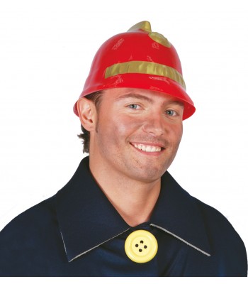 Gorro de bombero de plastico.