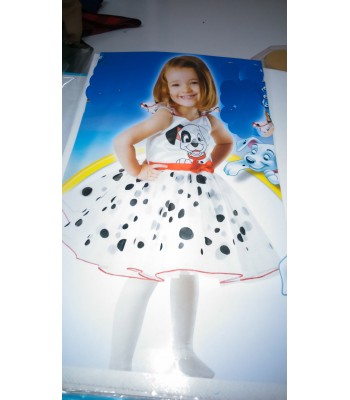 Difraz de dalmata niña.