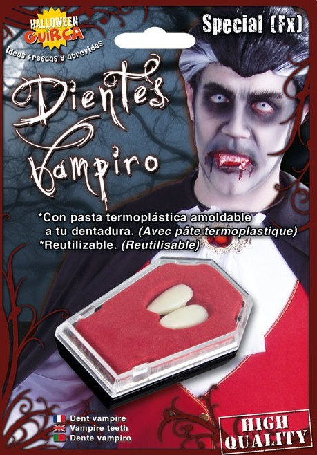 Dientes Vampiro con termoplástica