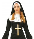 cruz ideal para disfrazarse de cura,moja,cardenal,papa,ovispo o similar.